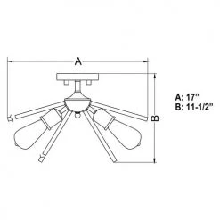 Discount ⭐ Patriot Lighting® Estelle Matte Black 3 Light Semi-Flush Mount Ceiling Light ✔️ 15 Discount ⭐ Patriot Lighting® Estelle Matte Black 3 Light Semi-Flush Mount Ceiling Light ✔️ -Patriot Light Store C0249 DWG