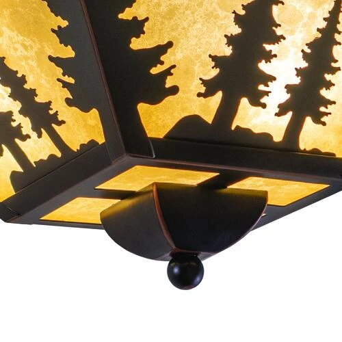 Outlet ⌛ Patriot Lighting® Yosemite Burnished Bronze Flush Mount Ceiling Light 🥰 4 Outlet ⌛ Patriot Lighting® Yosemite Burnished Bronze Flush Mount Ceiling Light 🥰 - Image 2