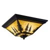 Outlet ⌛ Patriot Lighting® Yosemite Burnished Bronze Flush Mount Ceiling Light 🥰 -Patriot Light Store CC55514BBZ