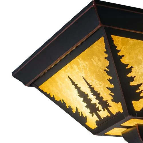 Outlet ⌛ Patriot Lighting® Yosemite Burnished Bronze Flush Mount Ceiling Light 🥰 5 Outlet ⌛ Patriot Lighting® Yosemite Burnished Bronze Flush Mount Ceiling Light 🥰 - Image 3