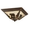 Coupon 🤩 Patriot Lighting® Bozeman Burnished Bronze Flush Mount Ceiling Light 😍 -Patriot Light Store CC55714BBZ