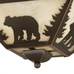 Coupon 🤩 Patriot Lighting® Bozeman Burnished Bronze Flush Mount Ceiling Light 😍 -Patriot Light Store CC55714BBZ 3
