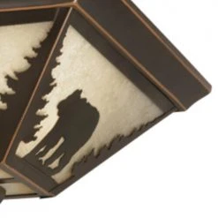Coupon 🤩 Patriot Lighting® Bozeman Burnished Bronze Flush Mount Ceiling Light 😍 -Patriot Light Store CC55714BBZ 4