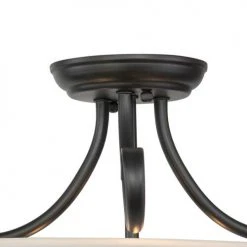 Brand new ⌛ Patriot Lighting® Babylon Oil Burnished Bronze Semi-Flush Mount Ceiling Light 💯 -Patriot Light Store CF65353OBB 1