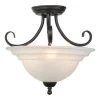 Brand new ⌛ Patriot Lighting® Babylon Oil Burnished Bronze Semi-Flush Mount Ceiling Light 💯 -Patriot Light Store CF65353OBB