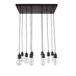 Flash Sale 😉 Patriot Lighting® Barnes Bronze 10-Light Chandelier 🧨