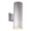 New ✨ Patriot Lighting® Chiasso Satin Aluminum 2-Light Outdoor Wall Light 😉 -Patriot Light Store CO OWB052SL