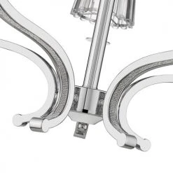 Cheapest ⌛ Patriot Lighting® Elegant Home Erida Chrome 5-Light Chandelier ✔️ -Patriot Light Store EridaV close2