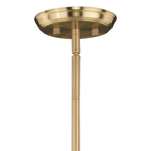 Wholesale 🎁 Patriot Lighting® Kedzie Natural Brass 6 Light Chandelier 😀 4 Wholesale 🎁 Patriot Lighting® Kedzie Natural Brass 6 Light Chandelier 😀 - Image 2