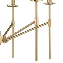 Wholesale 🎁 Patriot Lighting® Kedzie Natural Brass 6 Light Chandelier 😀 10 Wholesale 🎁 Patriot Lighting® Kedzie Natural Brass 6 Light Chandelier 😀 -Patriot Light Store H0178 3