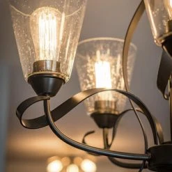 Hot Sale ✔️ Patriot Lighting® Cinta Oil Rubbed Bronze 5 Light Chandelier 👍 -Patriot Light Store H0185 L5