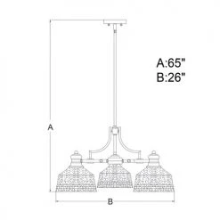 Budget 👏 Patriot Lighting® Beloit Satin Nickel 3 Light Chandelier 😉 -Patriot Light Store H0220 DWG