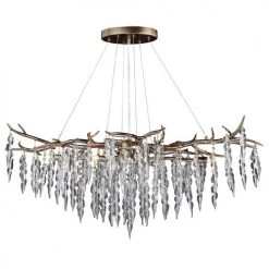 Discount 🤩 Patriot Lighting® Rainier Silver Mist 6 Light Chandelier ❤️