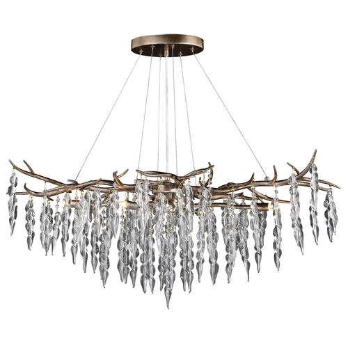 Discount 🤩 Patriot Lighting® Rainier Silver Mist 6 Light Chandelier ❤️ 3 Discount 🤩 Patriot Lighting® Rainier Silver Mist 6 Light Chandelier ❤️