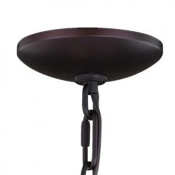 Hot Sale 👍 Patriot Lighting® Georgetown Oil Burnised Bronze 6 Light Chandelier ❤️ -Patriot Light Store H0236 1