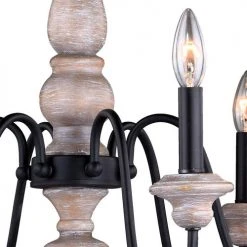 Hot Sale 👍 Patriot Lighting® Georgetown Oil Burnised Bronze 6 Light Chandelier ❤️ -Patriot Light Store H0236 2