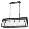 Promo 👍 Patriot Lighting® Tremont Matte Black 5 Light Chandelier ✨ -Patriot Light Store H0244