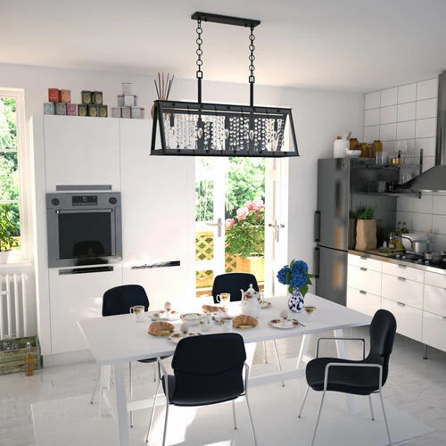 Promo 👍 Patriot Lighting® Tremont Matte Black 5 Light Chandelier ✨ 8 Promo 👍 Patriot Lighting® Tremont Matte Black 5 Light Chandelier ✨ - Image 6