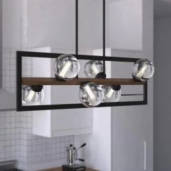 Outlet 🎉 Patriot Lighting® Bridgeview Oil Rubbed Bronze Chandelier 👏 -Patriot Light Store H0257 L2