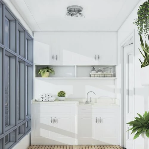 Budget ✨ Patriot Lighting® Belen Brushed Nickel 2-Light Flush Mount Ceiling Light 🤩 4 Budget ✨ Patriot Lighting® Belen Brushed Nickel 2-Light Flush Mount Ceiling Light 🤩 - Image 2