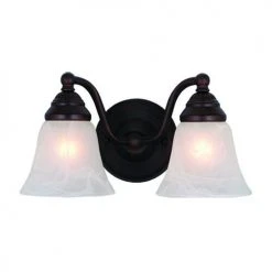 Top 10 ✔️ Patriot Lighting® Standford Oil Burnished Bronze 2 Light Vanity Light 🎁