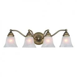 Best reviews of ⭐ Patriot Lighting® Standford Antique Brass 4 Light Vanity Light 🔔