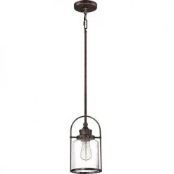 Best Sale ⌛ Patriot Lighting® Resto Imperial Bronze 1-Light Mini Pendant ⭐ -Patriot Light Store MND2549B1 2 1
