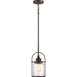 Best Sale ⌛ Patriot Lighting® Resto Imperial Bronze 1-Light Mini Pendant ⭐ -Patriot Light Store MND2549B1 3