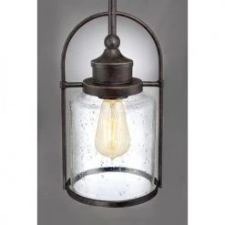 Best Sale ⌛ Patriot Lighting® Resto Imperial Bronze 1-Light Mini Pendant ⭐ -Patriot Light Store MND2549B1 4