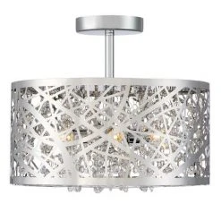 Hot Sale 😉 Patriot Lighting® Elegant Home Braylen Chrome 5-Light Semi-Flush Mount Ceiling Light 🧨 9 Hot Sale 😉 Patriot Lighting® Elegant Home Braylen Chrome 5-Light Semi-Flush Mount Ceiling Light 🧨 -Patriot Light Store MND3381A 4
