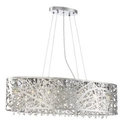 Best deal ✨ Patriot Lighting® Elegant Home Braylen Chrome 7 Light Island Light 🤩 -Patriot Light Store MND3381C