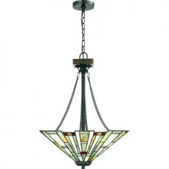 Cheap ⭐ Patriot Lighting Elegant Home Patriot Lighting® Elegant Home Trysta Valiant Bronze 3-Light Pendant 😍 -Patriot Light Store MND4146A 4