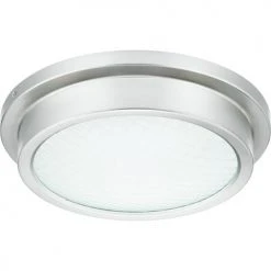 New 🎉 Patriot Lighting® Devin Brushed Nickel Integrated LED Flush Mount Ceiling Light ✨ -Patriot Light Store MND4157A1 3