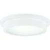 Promo ❤️ Patriot Lighting® Devin Matte White Integrated LED Flush Mount Ceiling Light 🎉 -Patriot Light Store MND4157A2