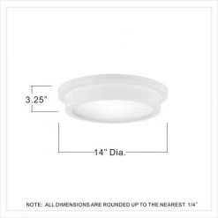 Promo ❤️ Patriot Lighting® Devin Matte White Integrated LED Flush Mount Ceiling Light 🎉 9 Promo ❤️ Patriot Lighting® Devin Matte White Integrated LED Flush Mount Ceiling Light 🎉 -Patriot Light Store MND4157A2 DIM