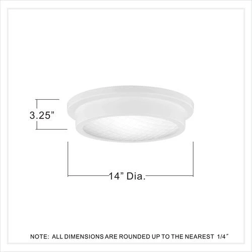 Promo ❤️ Patriot Lighting® Devin Matte White Integrated LED Flush Mount Ceiling Light 🎉 6 Promo ❤️ Patriot Lighting® Devin Matte White Integrated LED Flush Mount Ceiling Light 🎉 - Image 4