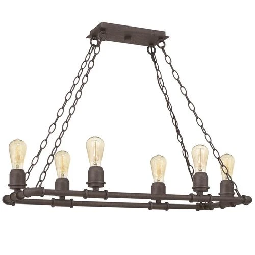 Hot Sale 🛒 Patriot Lighting® Elegant Home Pipper Matte Black 6 Light Island Light ✔️ 3 Hot Sale 🛒 Patriot Lighting® Elegant Home Pipper Matte Black 6 Light Island Light ✔️