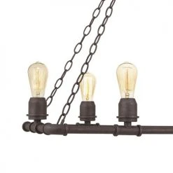 Hot Sale 🛒 Patriot Lighting® Elegant Home Pipper Matte Black 6 Light Island Light ✔️ 13 Hot Sale 🛒 Patriot Lighting® Elegant Home Pipper Matte Black 6 Light Island Light ✔️ -Patriot Light Store MND4313A1 5
