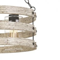 Best reviews of ❤️ Patriot Lighting® Elegant Home Darring Matte Black & Faux Wood 3-Light Pendant 🎉 -Patriot Light Store MND4335A 5