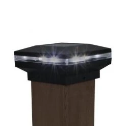 Top 10 👍 Patriot Lighting® Solar Integrated LED Lamar Post Cap Landscape Light ✨ -Patriot Light Store Menards343 4504lit Fusion26197