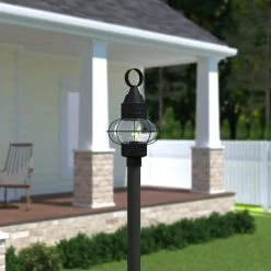 Best deal ❤️ Patriot Lighting® Chatham Textured Black Outdoor Post Light ✔️ -Patriot Light Store OP21835TB L1