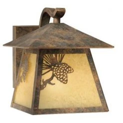 Coupon 🛒 Patriot Lighting® Whitebark Olde World Patina Outdoor Wall Light 😉