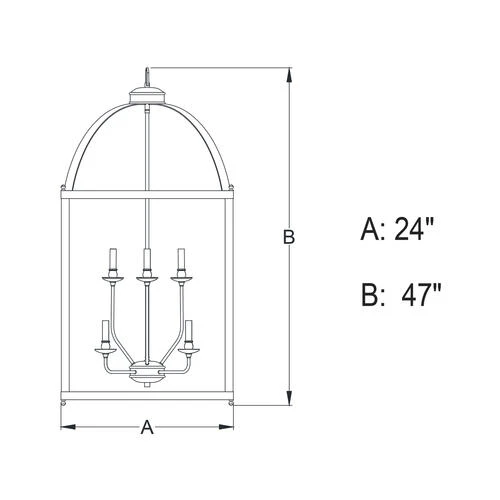 Budget 👍 Patriot Lighting® Juliet Architectural Bronze 8 Light Pendant ✔️ 7 Budget 👍 Patriot Lighting® Juliet Architectural Bronze 8 Light Pendant ✔️ - Image 5