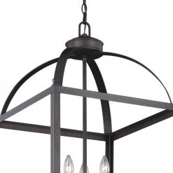 Coupon 👏 Patriot Lighting® Juliet Architectural Bronze 6 Light Pendant 😍 -Patriot Light Store P0220 1