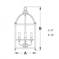 Coupon 👏 Patriot Lighting® Juliet Architectural Bronze 6 Light Pendant 😍 -Patriot Light Store P0220 DWG