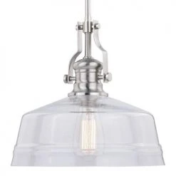 Hot Sale ⌛ Patriot Lighting® Beloit Satin Nickel Pendant 🎉 -Patriot Light Store P0273 2