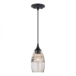 Outlet ❤️ Patriot Lighting® Milano Oil Rubbed Bronze Mini Pendant 🌟