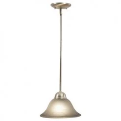 Budget ⭐ Patriot Lighting® Da Vinci Brushed Nickel 1 Light Mini Pendant 🛒