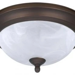 Best Pirce ⭐ Patriot Lighting® White Linen Replacement Glass Shade For Grenadler Flush Mount ✔️