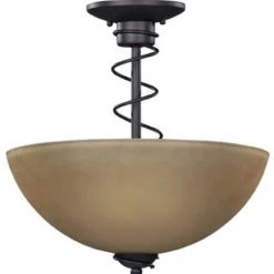 New 👏 Patriot Lighting® Replacement Glass Shade For Sophia 3-Light Semi-Flush Mount ⭐